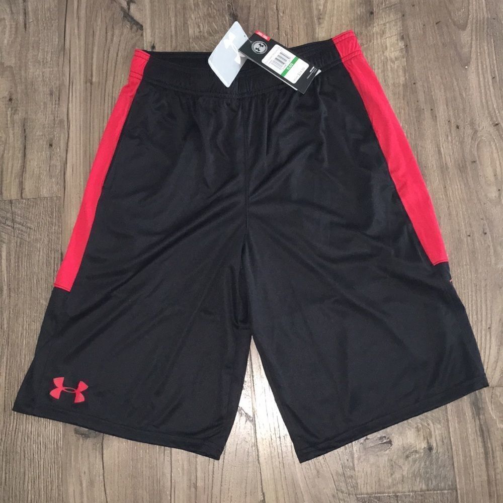 Under Armour Bulls colors Youth basketball shorts